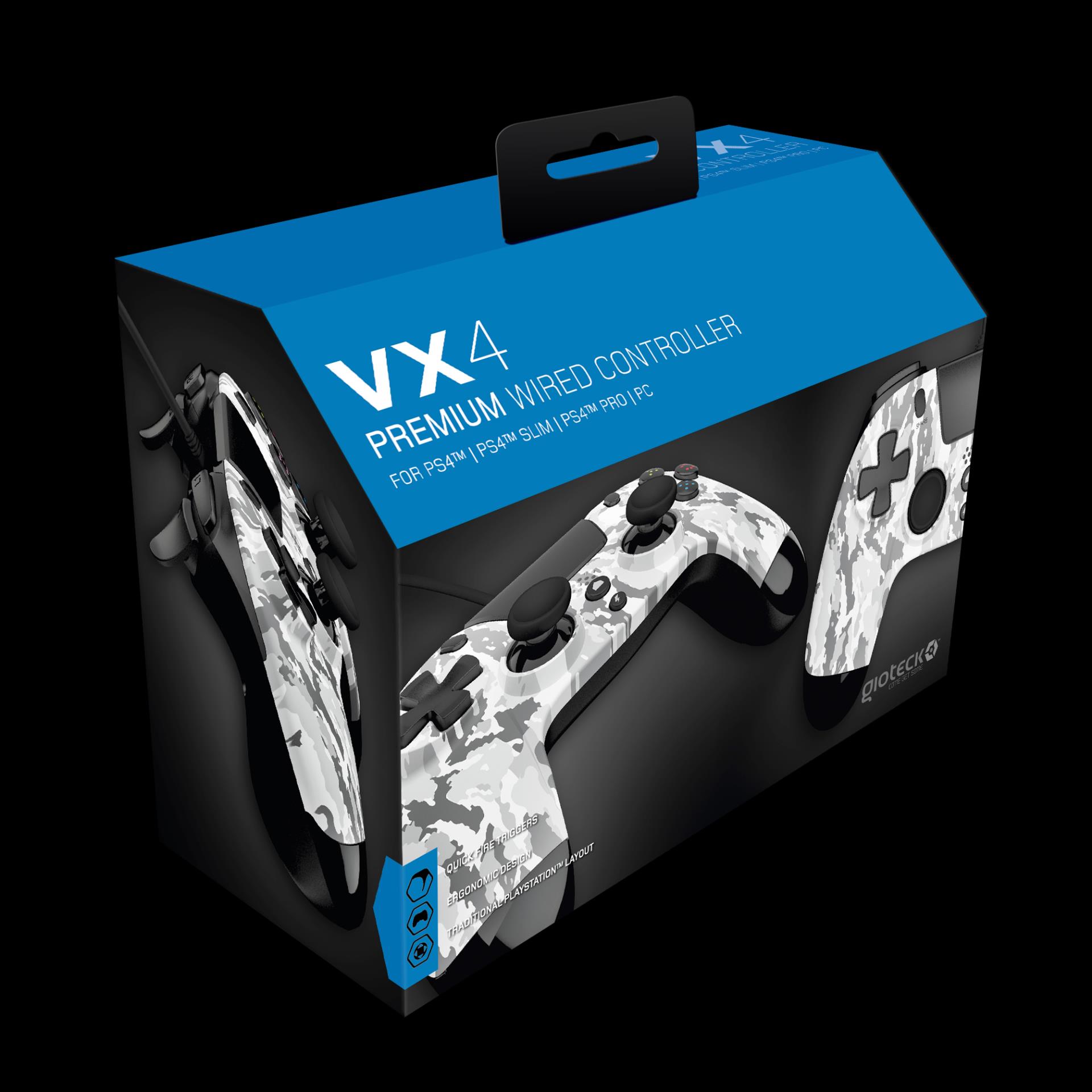 Gioteck - VX4 Wired Controller Camo for PS4
